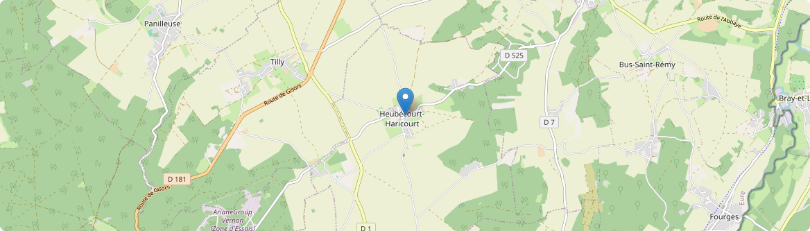 Heubécourt-Haricourt - Carte