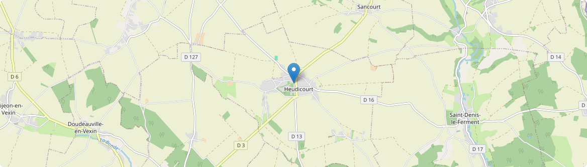 Heudicourt - Carte