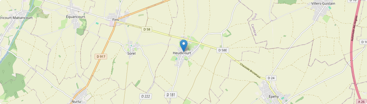 Heudicourt - Carte
