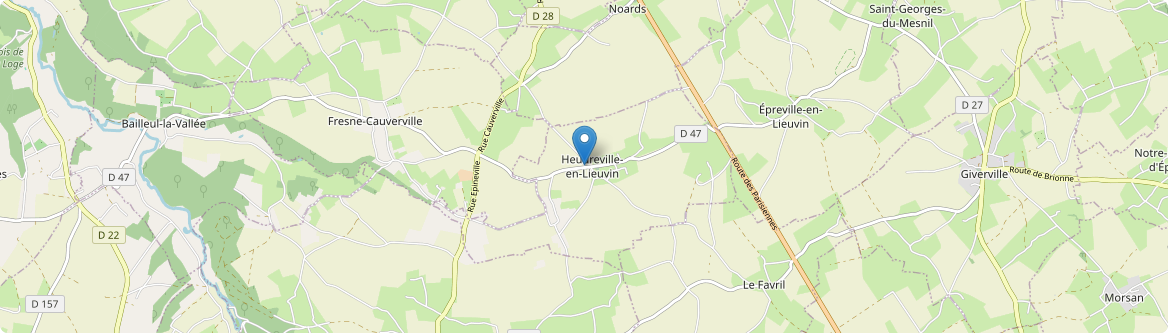 Heudreville-en-Lieuvin - Carte