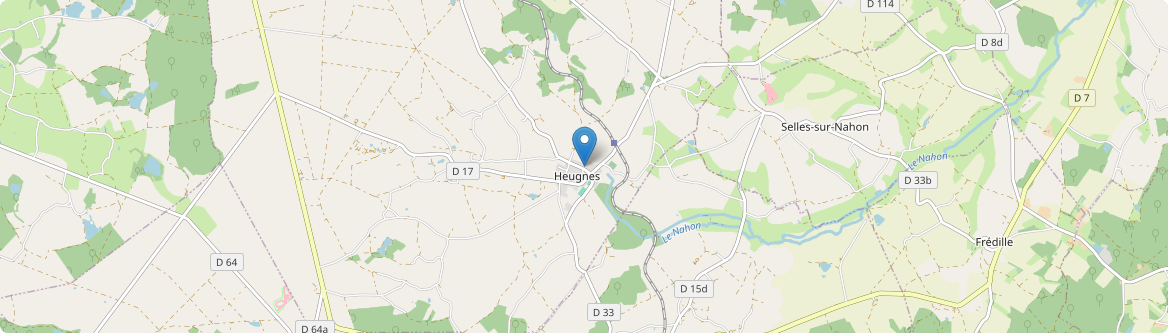 Heugnes - Carte