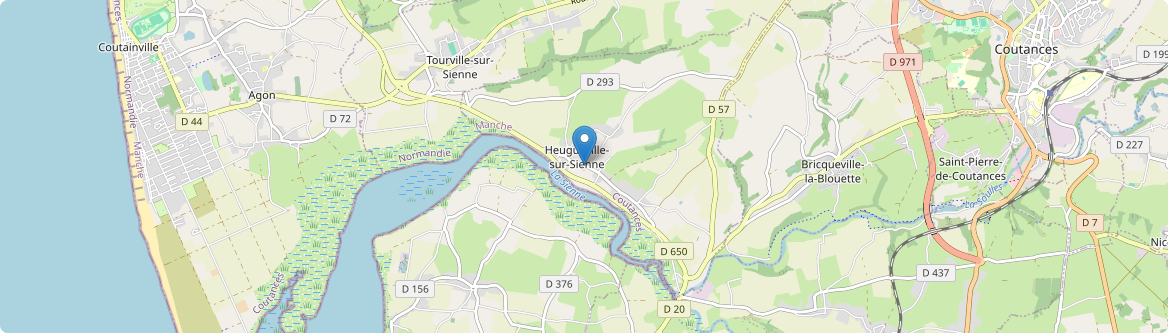 Heugueville-sur-Sienne - Carte
