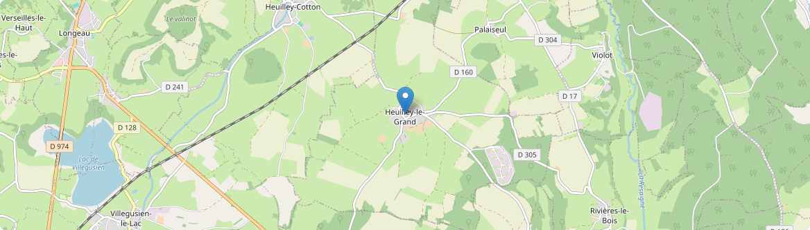 Heuilley-le-Grand - Carte