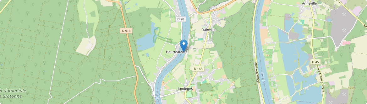 Heurteauville - Carte