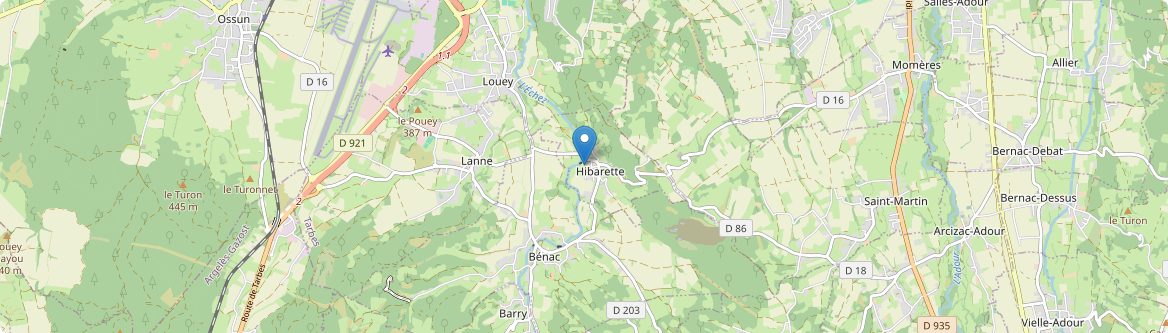 Hibarette - Carte