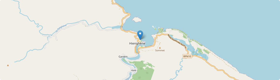 Hienghène - Carte