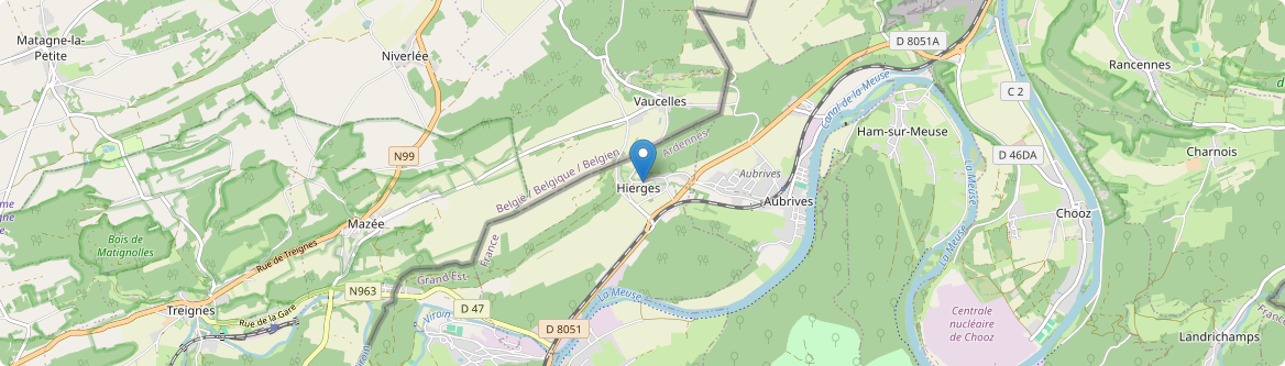 Hierges - Carte