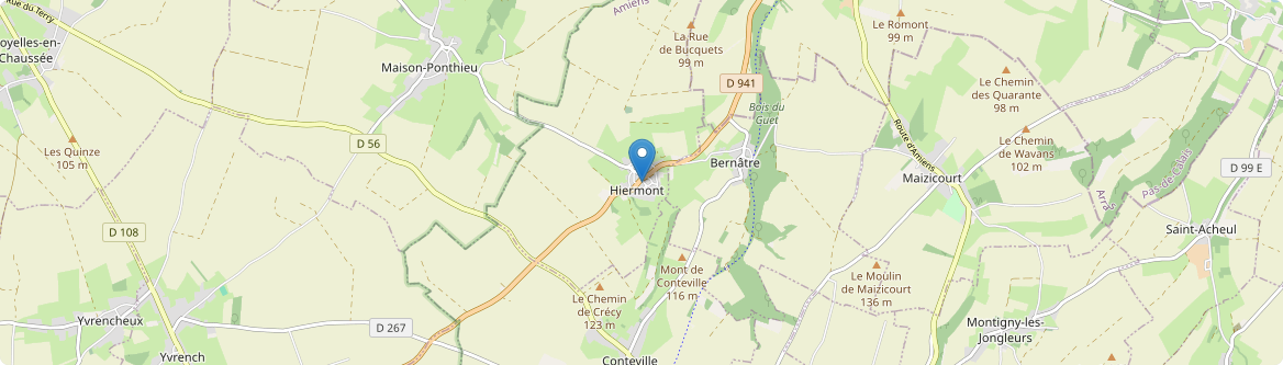Hiermont - Carte