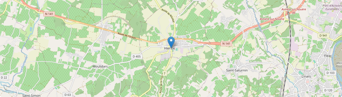 Hiersac - Carte