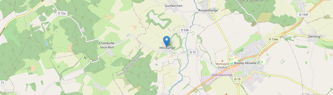 Hinckange - Carte
