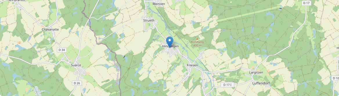 Hindlingen - Carte