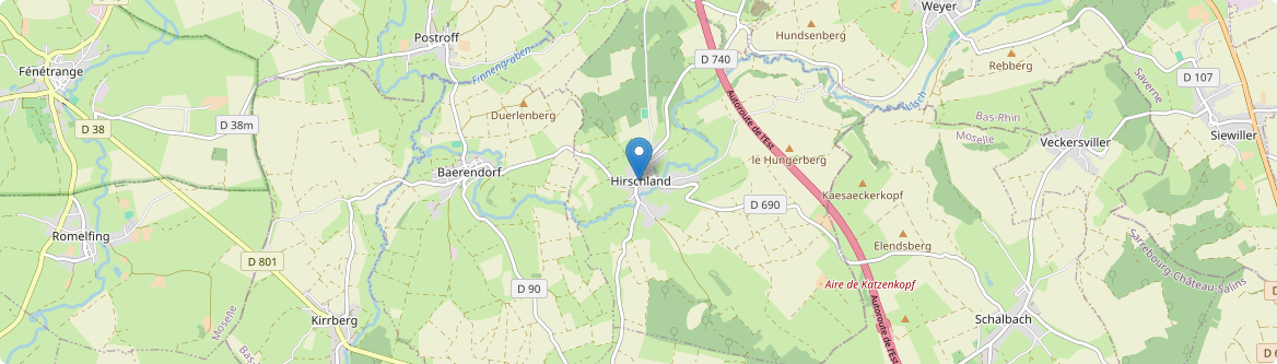 Hirschland - Carte