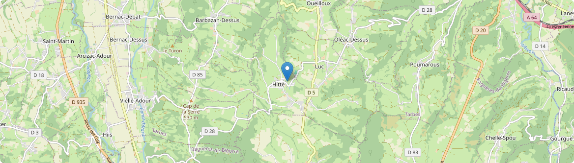 Hitte - Carte