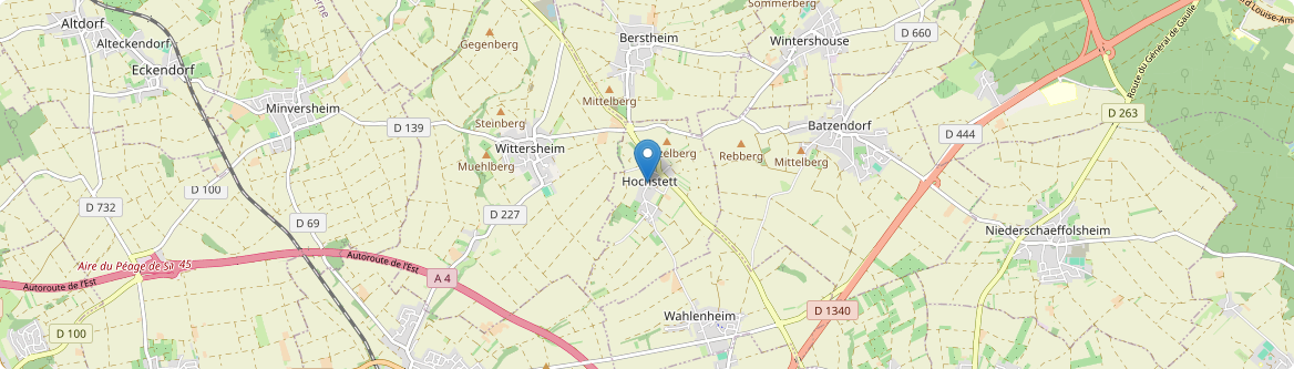 Hochstett - Carte