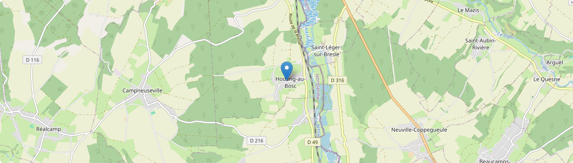 Hodeng-au-Bosc - Carte