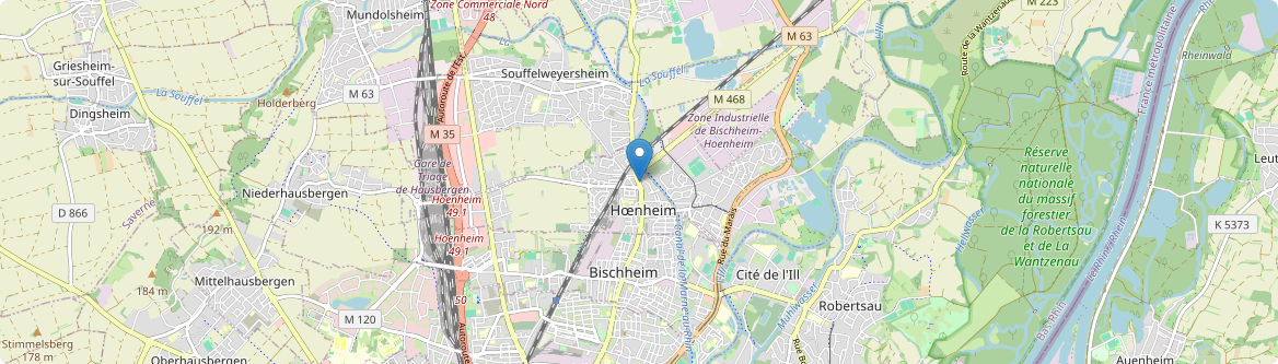 Hœnheim - Carte