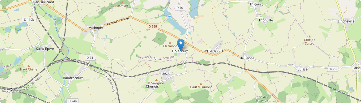 Holacourt - Carte