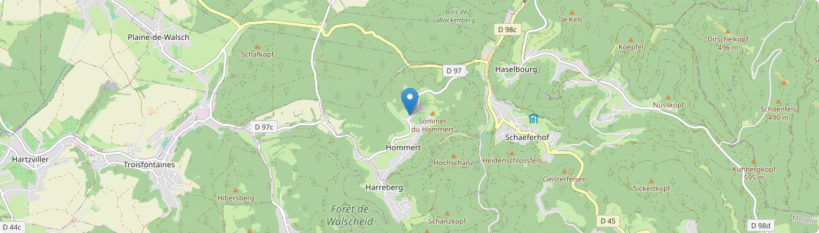 Hommert - Carte