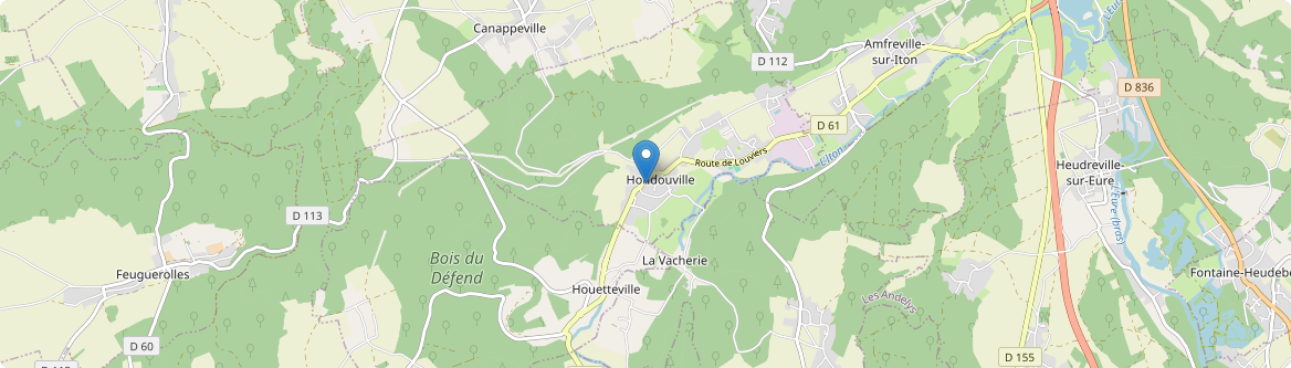 Hondouville - Carte