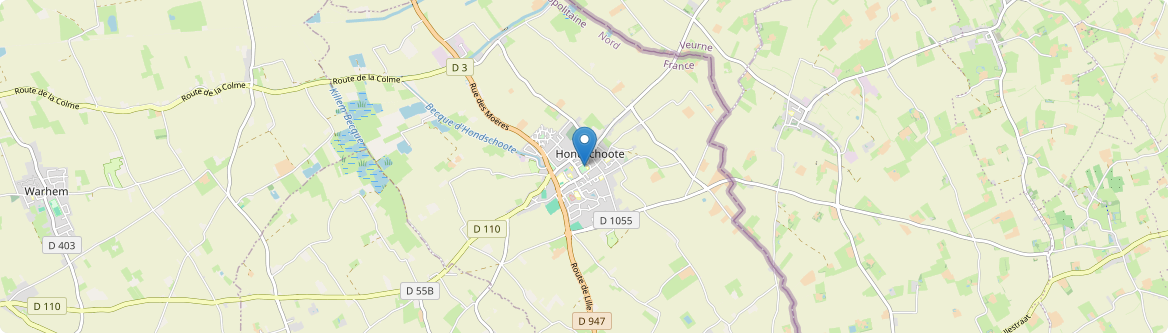 Hondschoote - Carte