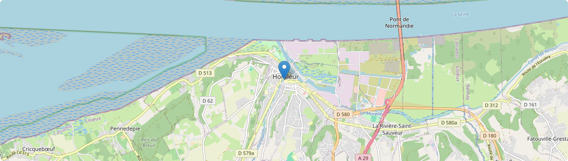Honfleur - Carte