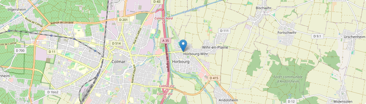 Horbourg-Wihr - Carte