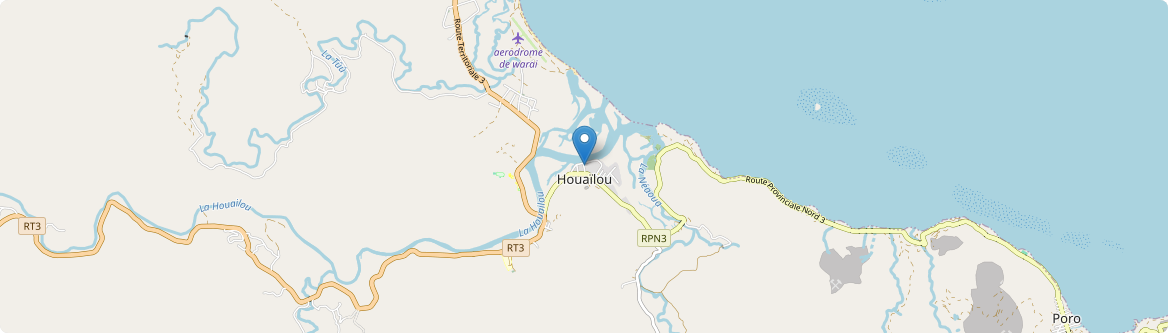 Houaïlou - Carte