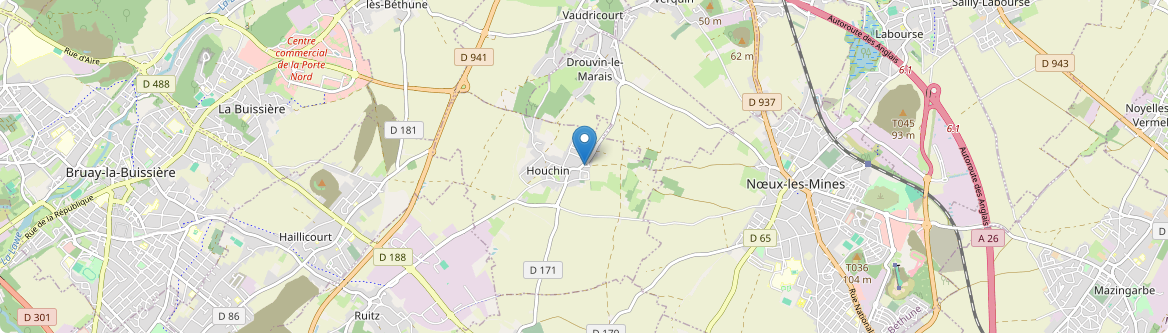 Houchin - Carte
