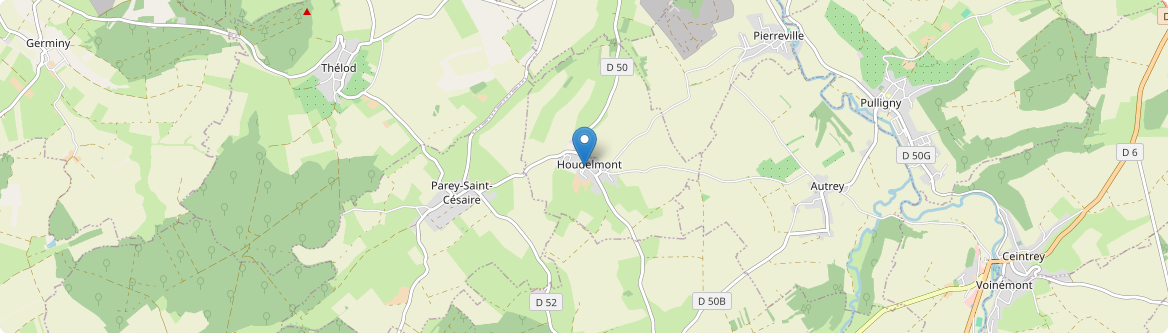 Houdelmont - Carte