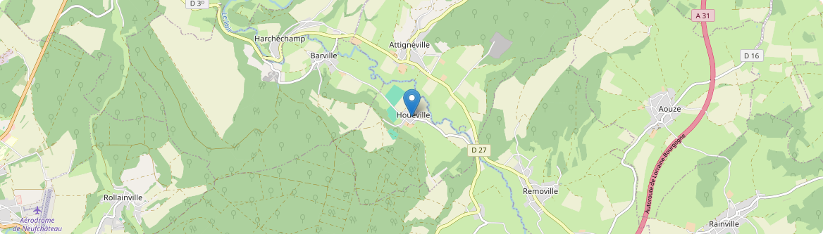 Houéville - Carte