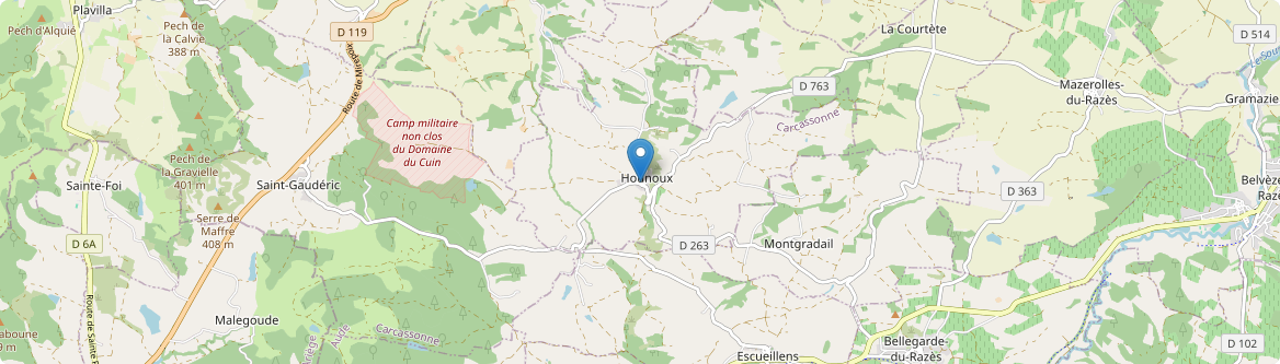 Hounoux - Carte