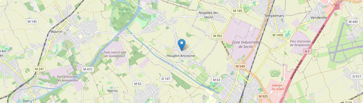 Houplin-Ancoisne - Carte