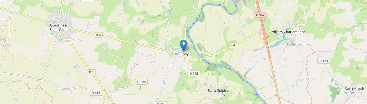 Houssay - Carte