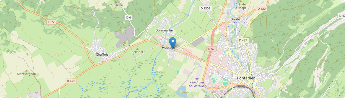 Houtaud - Carte