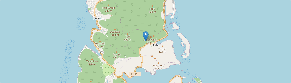Huahine - Carte