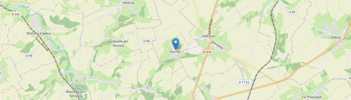 Huclier - Carte
