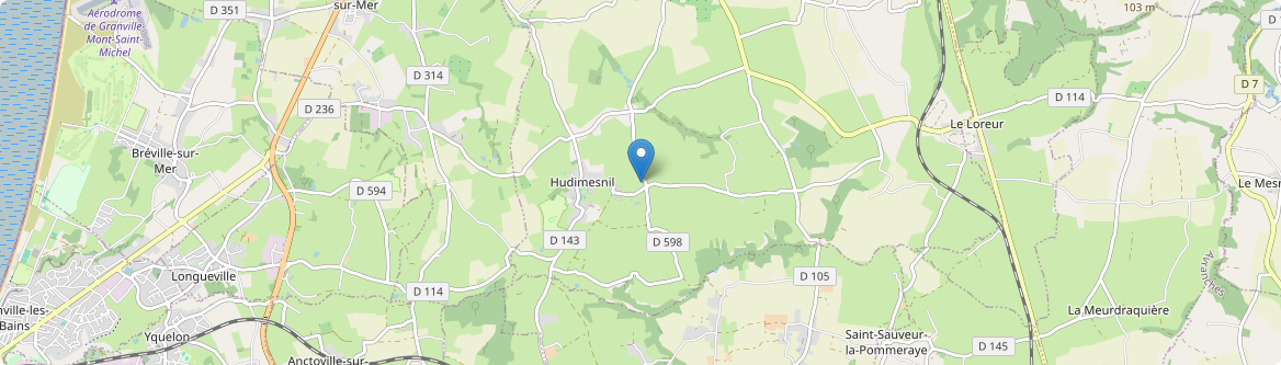 Hudimesnil - Carte