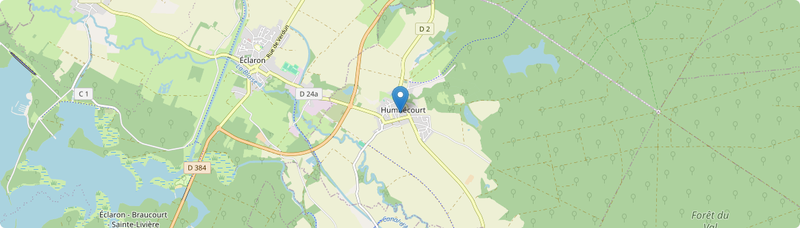 Humbécourt - Carte