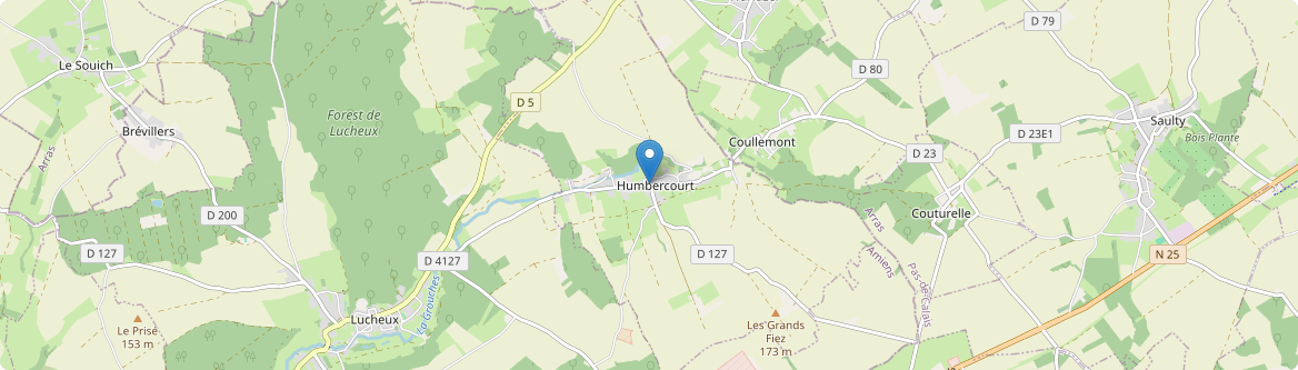 Humbercourt - Carte