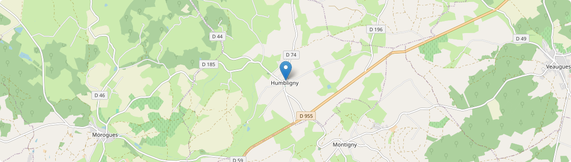 Humbligny - Carte