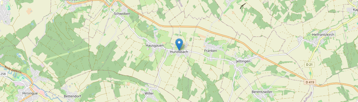 Hundsbach - Carte