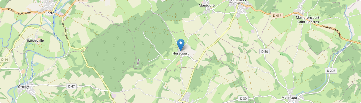 Hurecourt - Carte