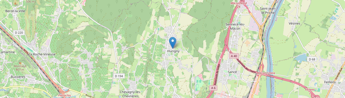 Hurigny - Carte
