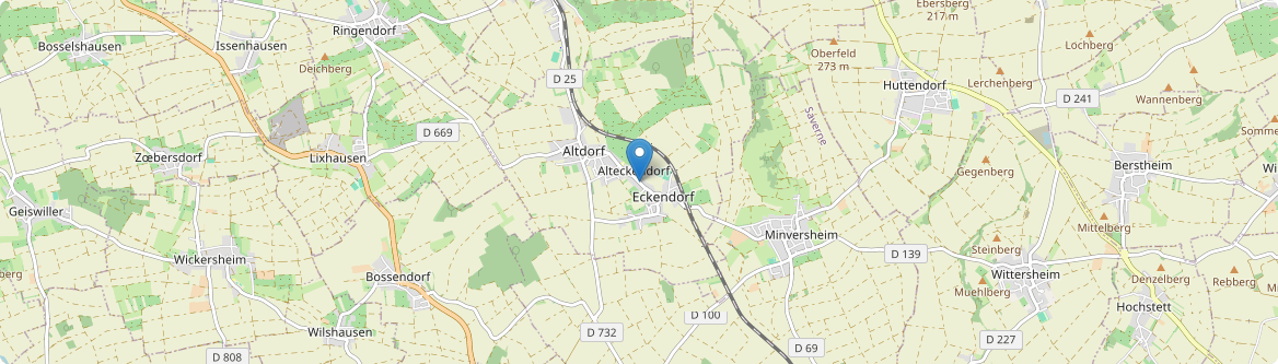 Huttendorf - Carte