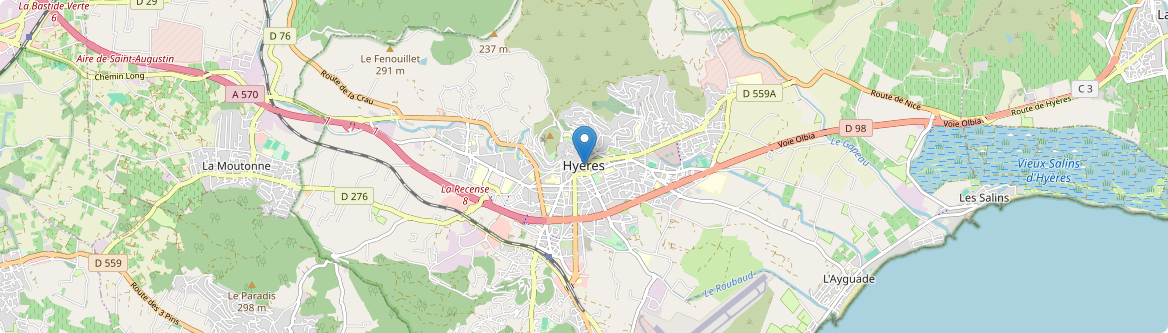 Hyères - Carte