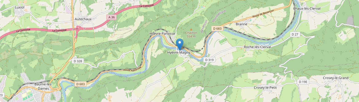 Hyèvre-Magny - Carte