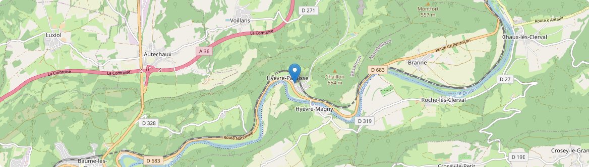 Hyèvre-Paroisse - Carte