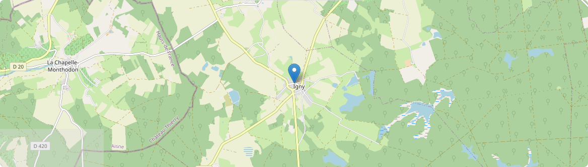 Igny-Comblizy - Carte