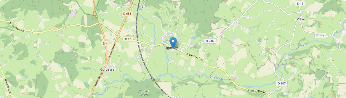 Igornay - Carte