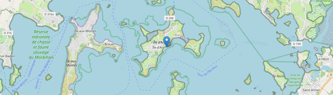 Île-d'Arz - Carte